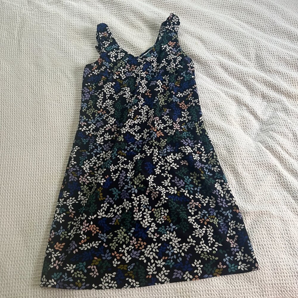 CABI | Blue Floral Bow Shoulder Dress 5619